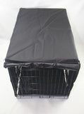 YES4PETS 42' Dog Cat Rabbit Collapsible Crate Pet Cage Canvas Cover-Black V278-COVER-ONLY-BK-42