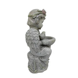 Angel Garden Birdfeeder w Solar Lights 48cm V637-49463BRD