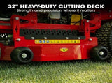 BAUMR-AG 32" Stand-On Zero-Turn Mower, Electric Start, 23hp, 764cc, Hydrostatic Drive, 10 Cut V219-MOWRIDBMS32A
