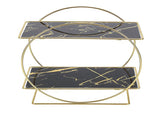 Bathroom Counter Organizer Iron Multi Purpose 2 Tier Countertop Storage Shelf for Cosmetics Skincare V1294-YM0901-3112250044112