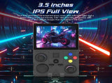 DC35V Retro Handheld Game Console, 3.5Inch IPS Screen Open Source Linux Systemblack V1300-DC35V-BLACK