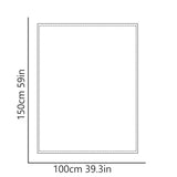 Double Sided Padded Fleece Blanket Flannel Blanket Quilt Winter Sheets Blanket Nap V1369-AZ3-W-17833