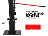 900kg Swivel Hydraulic Crane Hoist 12V Electric Jack Trailer UTE Pick up Lift V379-ESWIVLCRAN