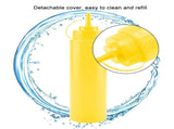 720ml 10pcs / Set Plastic Condiment Dispenser for Sauce Oil Cream Vineger V1294-YM0901-JY13531-02