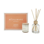 Wick2Ware Australia Geranium Grapefruit Essential Oils Diffuser and Soy Wax Candle Set V330-WICK2WARE01