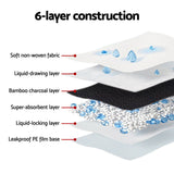 i.Pet Pet Training Pads 400pcs 60x60cm Puppy Dog Toilet Pee Indoor Super Absorbent Grey PET-PAD-GR-400