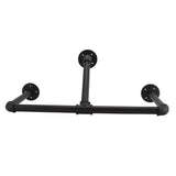 22in Industrial Pipe Clothing Display Rack Wall Mounted Clothes Rack Hanger Iron Clothes Hanging Rod V1294-YM0717-3114220075011