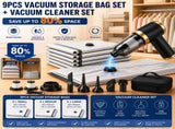 Portable Cordless Handheld Cleaner & 9-piece Storage Bag Set, 4-in-1 Air Duster, V888-ELOSUNG53336