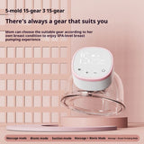 Upgraded Wearable Breast Pump, Hands-Free Design with Extended Battery Life & LED Display, Double V1192-AZ-W-2708