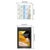 60 PCS 3.94 Inch x 3.94inch Waterproof Bandages Transparent Film Dressing, Second Skin Healing V1370-AZ4-17745