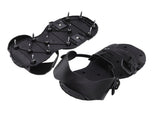 1 Pair Spike Sandals PU Lawn Aerator Shoes Grass Aerator Tool for Yard Garden Plants Health Black V1294-YM0715-3111220148211
