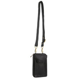 Pierre Cardin Ladies Leather Cross Body Bag/Wallet Bag/Clutch Wallet - Black V563-PC-3525-92-BLACK