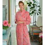 PIP Studio Les Fleurs Cotton Bath Robe Pink M V442-HIN-BATHROBE-LESFLEURS-PINK-M