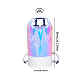 20L Waterproof Roll Top Backpack, Floating Lightweight Sack with Adjustable Straps,for Beach Camping V1366-AZ2-W-27910