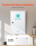 VEVOR 3-Shelf First Aid Cabinet 1000 Pieces Wall Mounted Medicine Metal Cabinet V952-JJJJS1250JZYO3RBU001V0