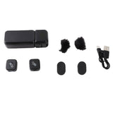 Action Camera Microphone Microphone Kit Noise Cancellation Lavalier Mic Fit for V1366-AZ2-W-19119