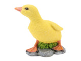 Garden Duck Statue Outdoor Yard Resin Cute Animal Lawn Figurine Patio Ornament Sculpture Art Yellow V1294-YM0521-3111230036211