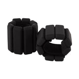 2-Piece Ankle & Wrist Weights 2kg Pair Adjustable Workout Bangles V63-952761