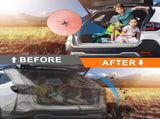 185 x 205CM Car Tailgate Sunshade Mosquito Net with Zipper, Fixed Band / Hooks and Storage Bag V888-ELOSUNG55719