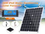 30W D C 9V/18V Flexible Solar Panel with 30A L-ED Display Controller Kit Set with USB/ Type C V1294-YM0901-L4226-30A