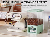 Cereal Dispenser Countertop 3.75LL Cereal Containers Storage Dispenser with Lid Plastic Candy Rice V1366-AZ2-W-26251