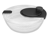 Manual Salad Dehydrator Transparent Plastic Hand Crank Vegetable Washer Dryer Drainer for Kitchen V1294-YM0901-3118250047211