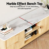 Artiss TV Unit Entertainment Unit Storage Drawer Shelf 150cm Pine FUR-Z-TV150-WHWD-AB