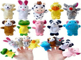 10pcs Mini Animal Finger Puppets Set for Kids V728-LP601100060743611