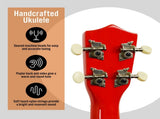 3rd Avenue Soprano Ukulele - Red V398-NM-STX40RD