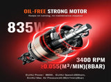 Air Compressor Compact Portable Oil Free Compressor 8L 8bar V952-WYWSKYJ8L750PU481V3