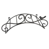 Garden Hose Holder Black Multifunction Antique Style Bird Brackets Water Pipe Storage V1294-YM0523-3111210364411