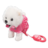Electronic Plush Dog Interactive Puppy Singing Walking Toy with Remote Control Leash Kids Toddler V1294-YM0521-3115230020711