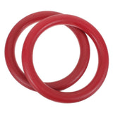 Sturdy Red Gymnastics Rings with Anti-Slip Design for Fitness V1192-AZ-W-20614
