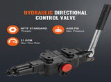 Hydraulic Wood Log Splitter Pump Kit, 22GPM, 2 Stage 4000PSI Aluminum Hydraulic Gear Pump, with V952-YYPMB22GPM4003RCQV0