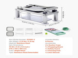 Vegetable Chopper Mandoline Slicer, All-in-1 Food Veggie Cutter with 8 Stainless Steel Blades, V952-JSSWQSJQDQSQRENNV002V0