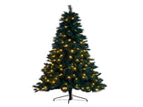 Christabelle 1.8m 6ft Pre-Lit Green Artificial Christmas Tree Dorset Pine 160 Multi-Function LE 112_WFLD6