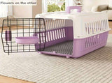 Portable Pet Carrier for Cats and Small Dogs, Airline-Approved Travel Kennel with Comfort Handle, V1341-ZY-FZSCYAQJ