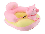 Baby Sofa Floor Support Seat Plush Cute Cartoon Animal Angle Adjustable Baby Learning to Sit V1294-YM0901-3116240001813
