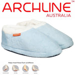 ARCHLINE Orthotic Slippers Closed Scuffs Pain Relief Moccasins - Sky Blue - EUR 38 V563-AS601-SKYBLUE-38