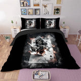 Nero Skull Poker Inferno Quilt / Doona / Duvet Cover set V745-AQ041753Q3