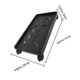 Reusable PC Holder Stand with Swivel Wheels for Enhanced Airflow and Convenient Mobility V1369-AZ3-W-14297