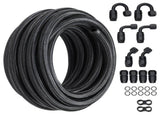 6AN Fuel Line Kit, 6.1 m Fuel Hose Kit, 0.86 cm Nylon Stainless Steel Braided Fuel Line V952-QCYYRYRGNLBZSYIKSV0