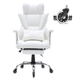 Reclining Office Chair with Footrest, Heavy Duty PU Leather Wide Office Chair, Big and Tall V952-LBYZXKPGDJT0U1Z5NV0