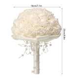 Delicate Bridal Buequet Crystal Artificial Pearl Holding Flowers Wedding Decor V1294-YM0901-3115200012011