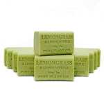 10x 200g Plant Oil Soap Lemongrass Lemon Myrtle Pure Vegetable Bar Australian V238-SUPDZ-33217867546704