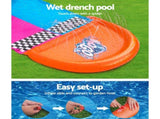 Bestway Water Slide Slip Kids 488cm Dual Slides Splash Pad BW-SLIDE-DL-52320