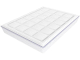 Mattress Topper, Queen Size, 25.4 mm Thickness, Fiber Fill Pad with Detachable & Washable, V952-XWTCD6080INCC3PJWV0