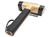 Spinning Grill Brush Cordless Rechargeable BBQ Tool with 350 RPM Stainless Steel Roller LED Light V1294-YM0901-3111250160911