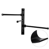 Home Hotel Bathroom Space Aluminum Moveable Multiple Rod Towel Rack Holder Storage OrganizerBlack 3 V1294-YM0901-3112200041816