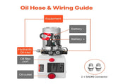 3 L Hydraulic Power Unit, Double Acting Dump Trailer Pump, 22 MPa Max Relief Pressure & 3.4 L/min V952-12VSZYSLXCZYMIESA001V9